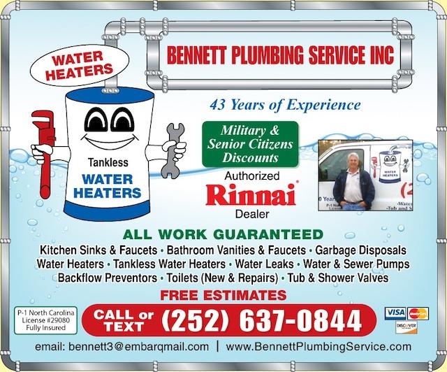 Bennetts Plumbing Heating Gas Services